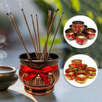 Ziyang 1PC Lucky Charm Chinese Incense Holder Made of Stainless Steel for Home and Event Ornaments