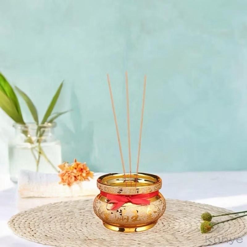 Ziyang 1PC Lucky Charm Chinese Incense Holder Made of Stainless Steel for Home and Event Ornaments