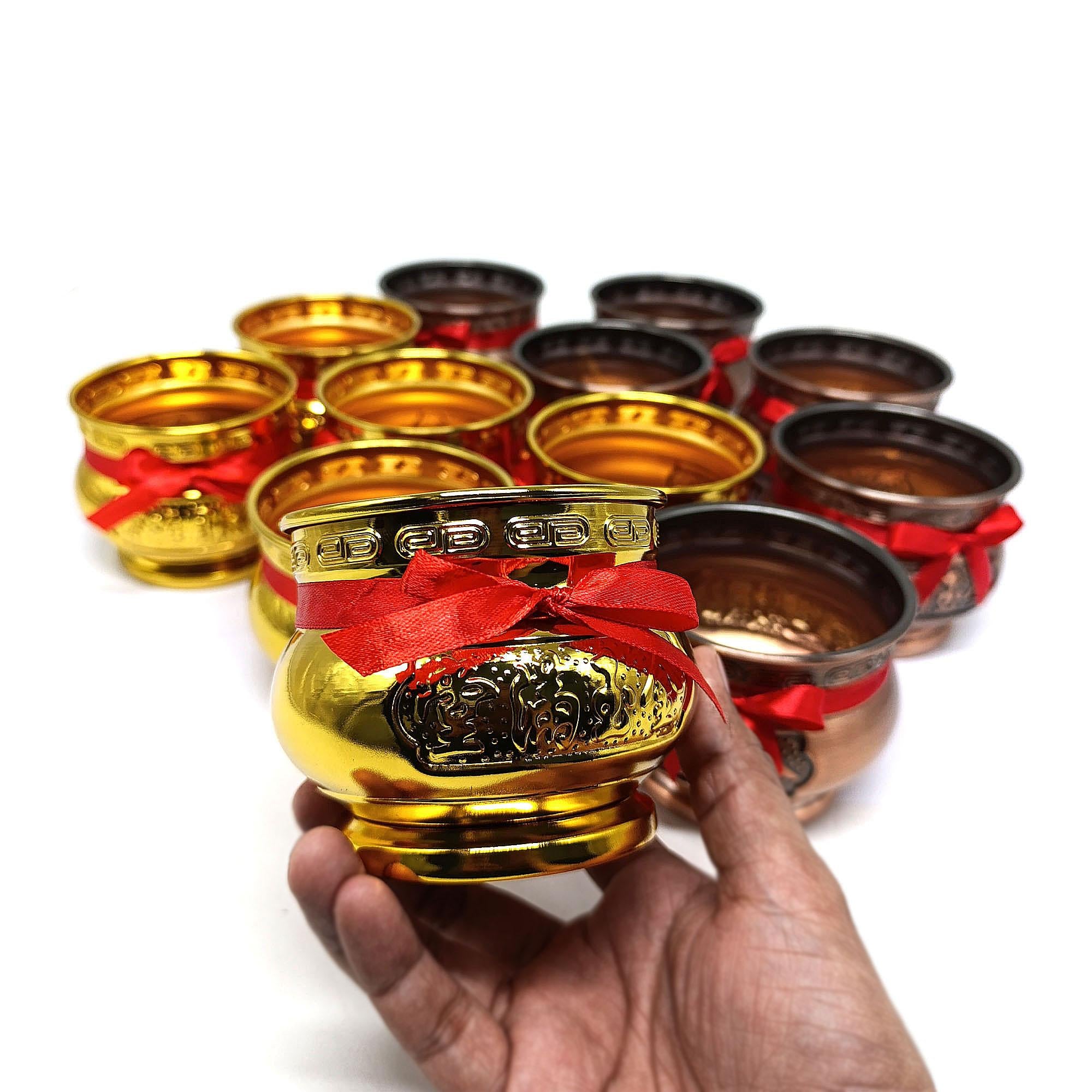 Ziyang 1PC Lucky Charm Chinese Incense Holder Made of Stainless Steel for Home and Event Ornaments