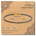 Ziyang Natural crystal energy stone bracelet 3mm lapis lazuli beads adjustable bracelet for women lapis lazuli faceted bracelet For gift Lucky charm