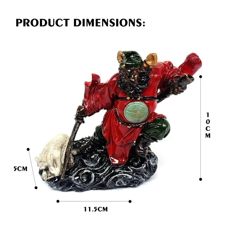 Fengshui Chung Kwei Night Spot Protection Chung Kwei Statue figurine Ornaments Decor Door Evil