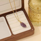 Natural crystal Energy Stone Necklace  lapis lazuli Stone Necklace  for women lapis lazuli faceted Necklace For gift Lucky charm