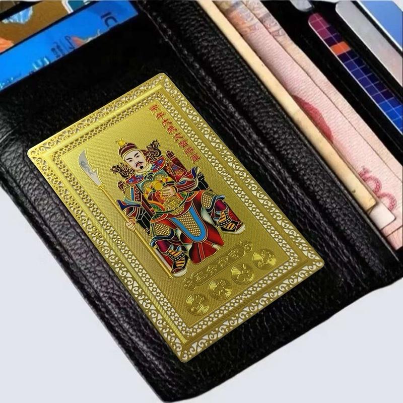 Ziyang 2026 Tai Sui Amulet Cards Horse Year General Card for Good Luck Wealth Success Protection Fengshui Ornaments Decor Traditional Lightweight