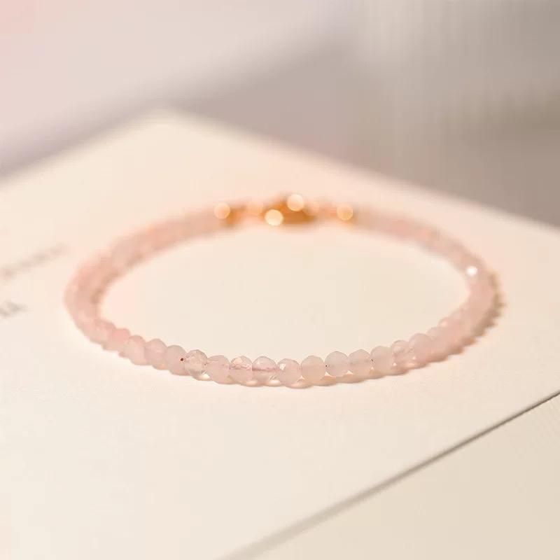 Ziyang Natural crystal energy stone bracelet 3mm lapis lazuli beads adjustable bracelet for women lapis lazuli faceted bracelet For gift Lucky charm