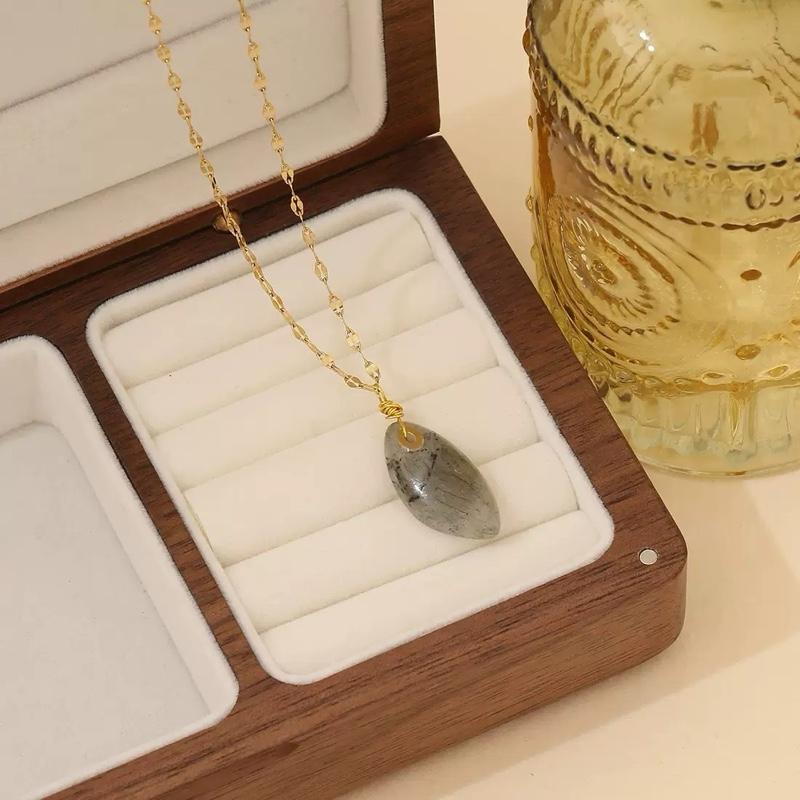 Natural crystal Energy Stone Necklace  lapis lazuli Stone Necklace  for women lapis lazuli faceted Necklace For gift Lucky charm
