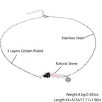 Ziyang 12 Constellation Natural Stone Beads Lucky Necklace for Men and Women - Fashion Jewelry Gift