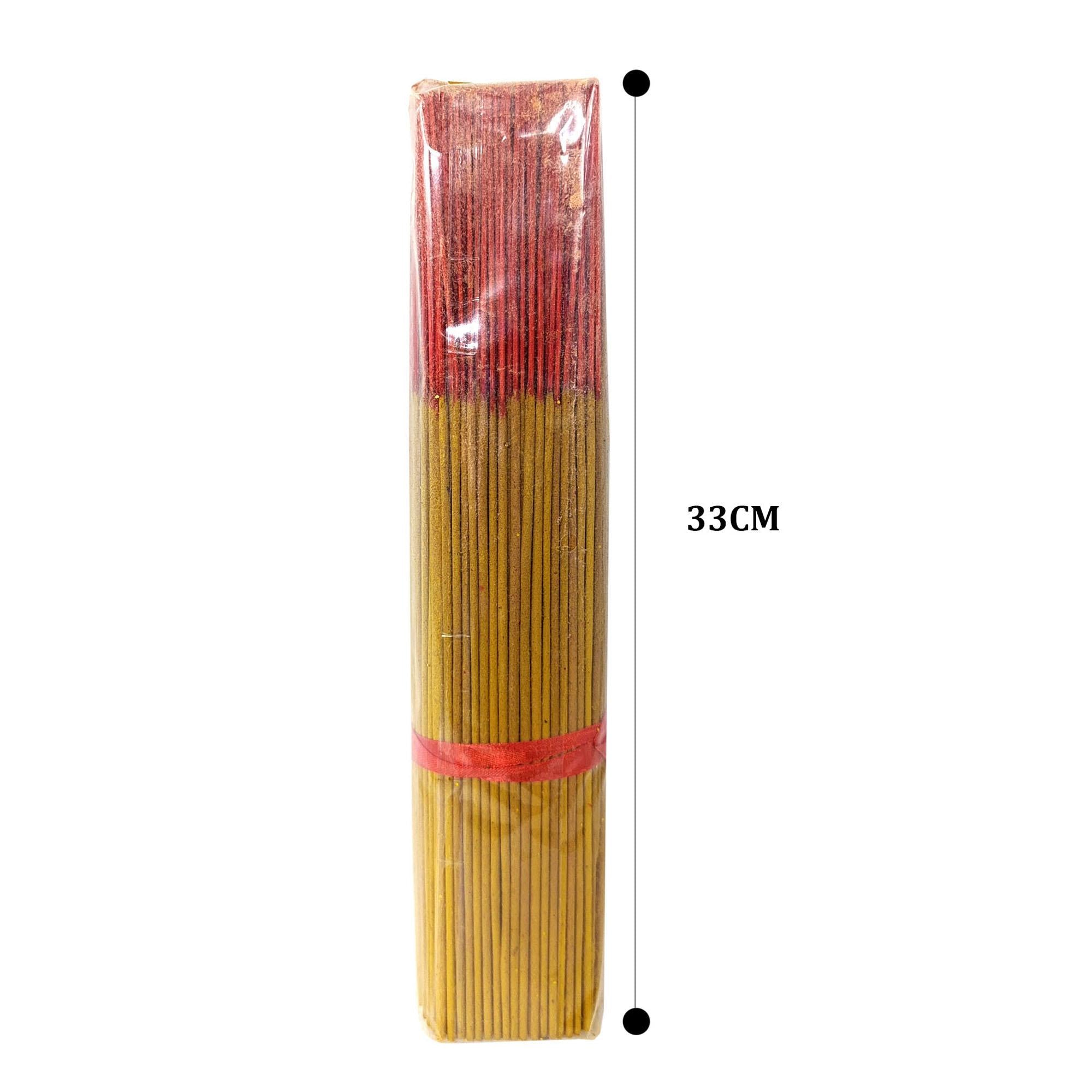 300Pcs 1Pack Blessed Yellow Chinese Incense Sticks for Blessings Wishes & Bad Spirit Mosquito Repellent Ornaments Décor Yellow 1 Pack 300PCS Decorative