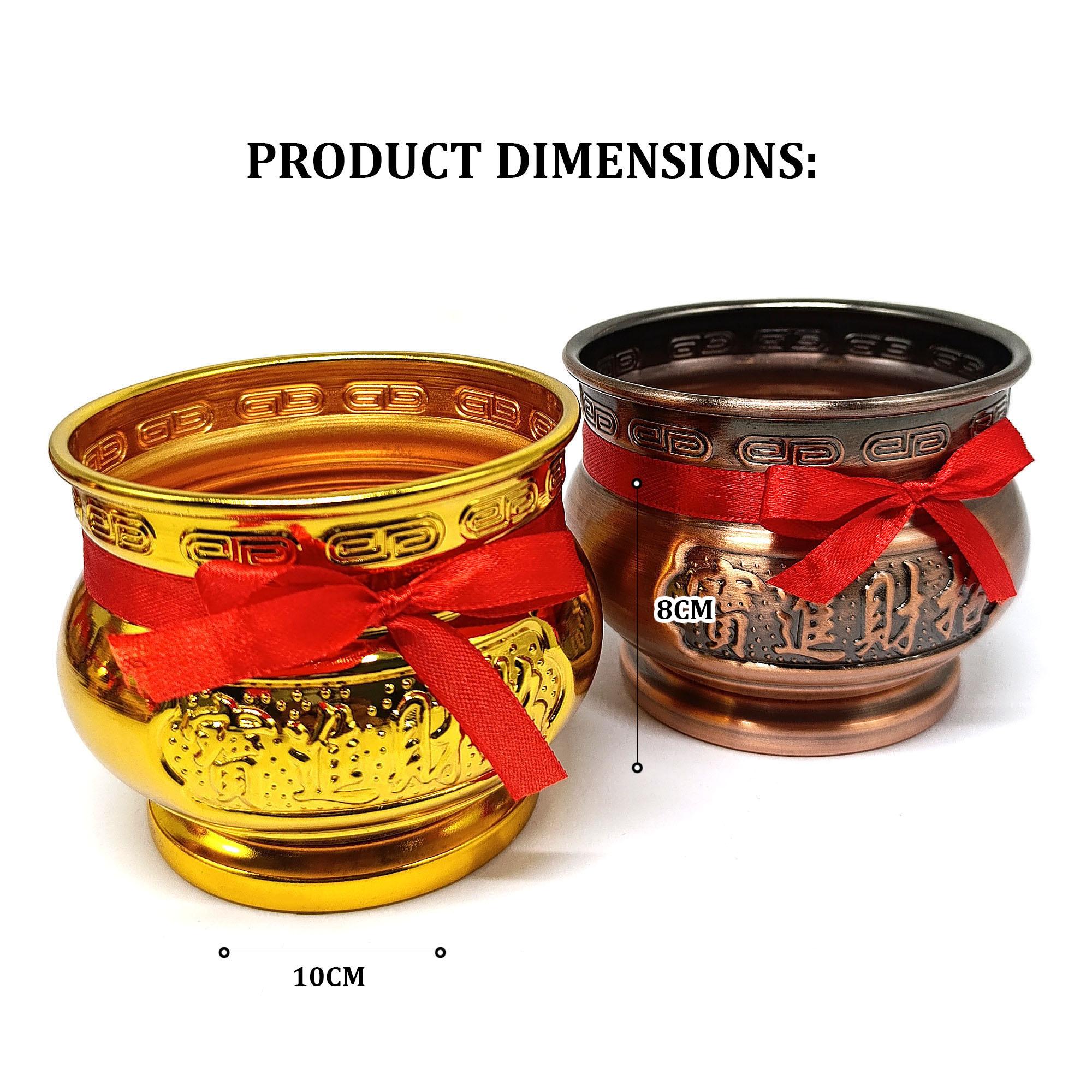 Ziyang 1PC Lucky Charm Chinese Incense Holder Made of Stainless Steel for Home and Event Ornaments