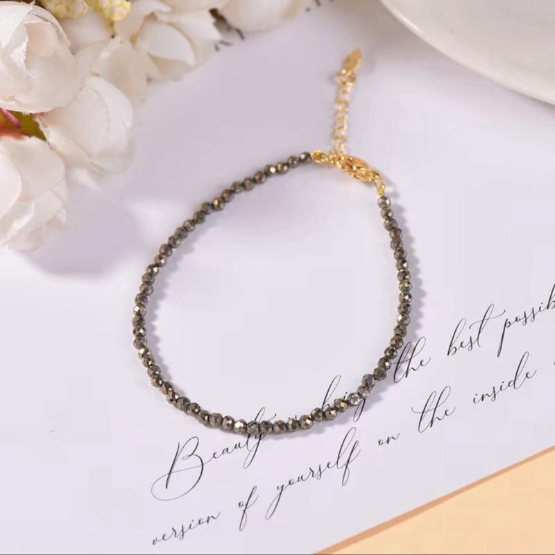 Ziyang Natural crystal energy stone bracelet 3mm lapis lazuli beads adjustable bracelet for women lapis lazuli faceted bracelet For gift Lucky charm
