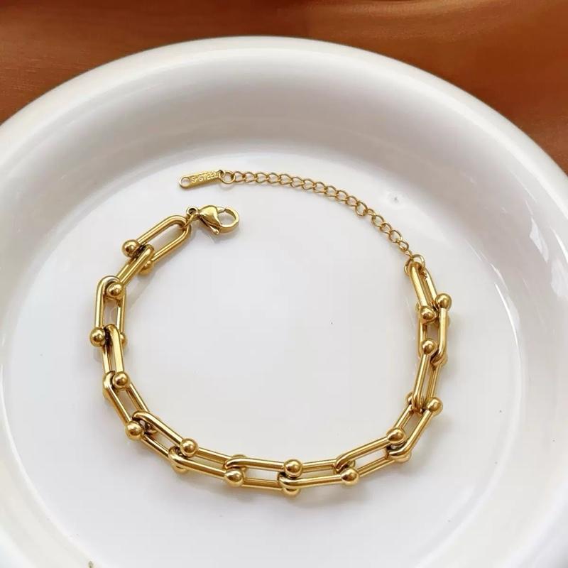Ziyang U-Shape Horseshoe Bracelet Adjustable Bracelet For Women And Men Non Tarnish Minimalist Fashion Jewelry Accessories With box