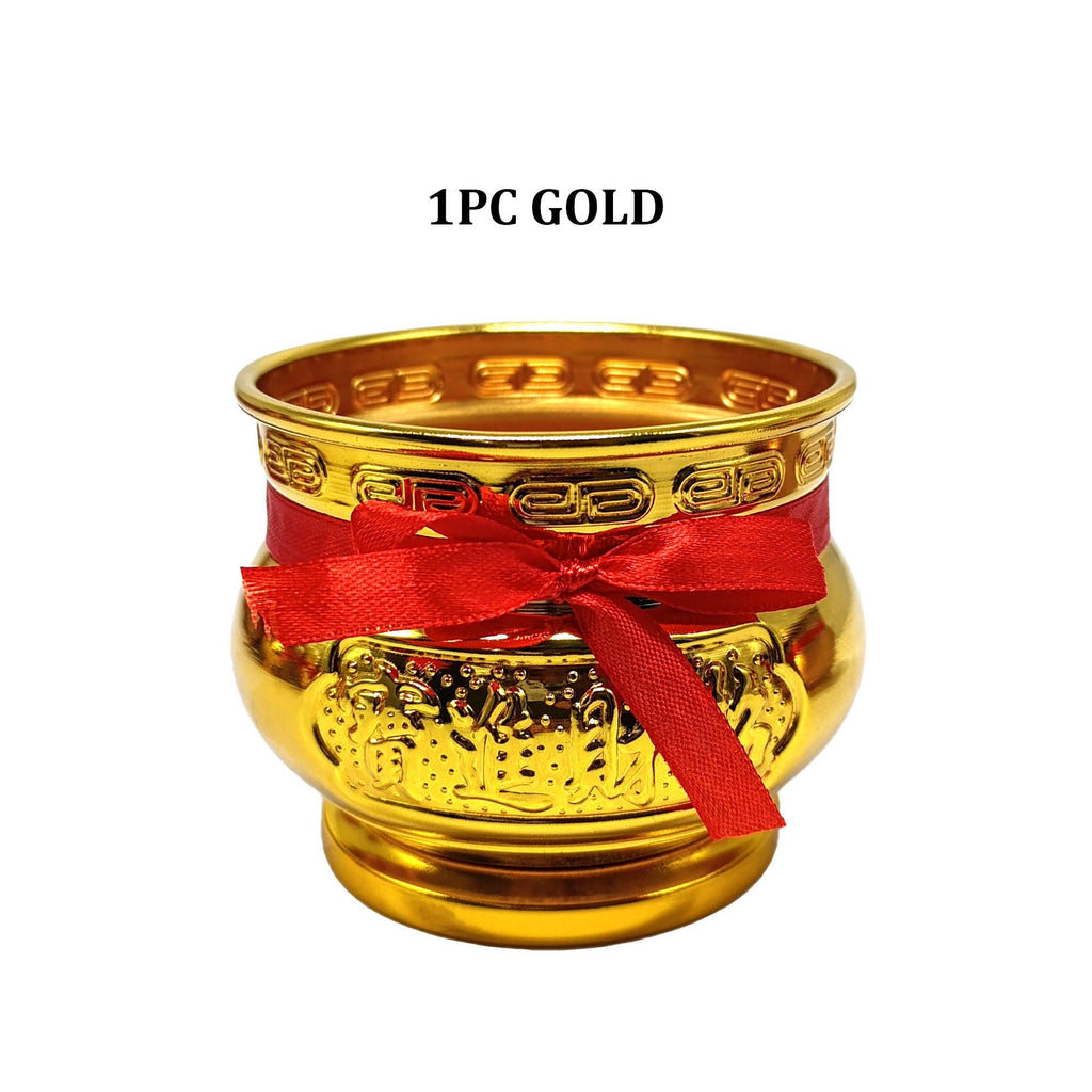 Ziyang 1PC Lucky Charm Chinese Incense Holder Made of Stainless Steel for Home and Event Ornaments