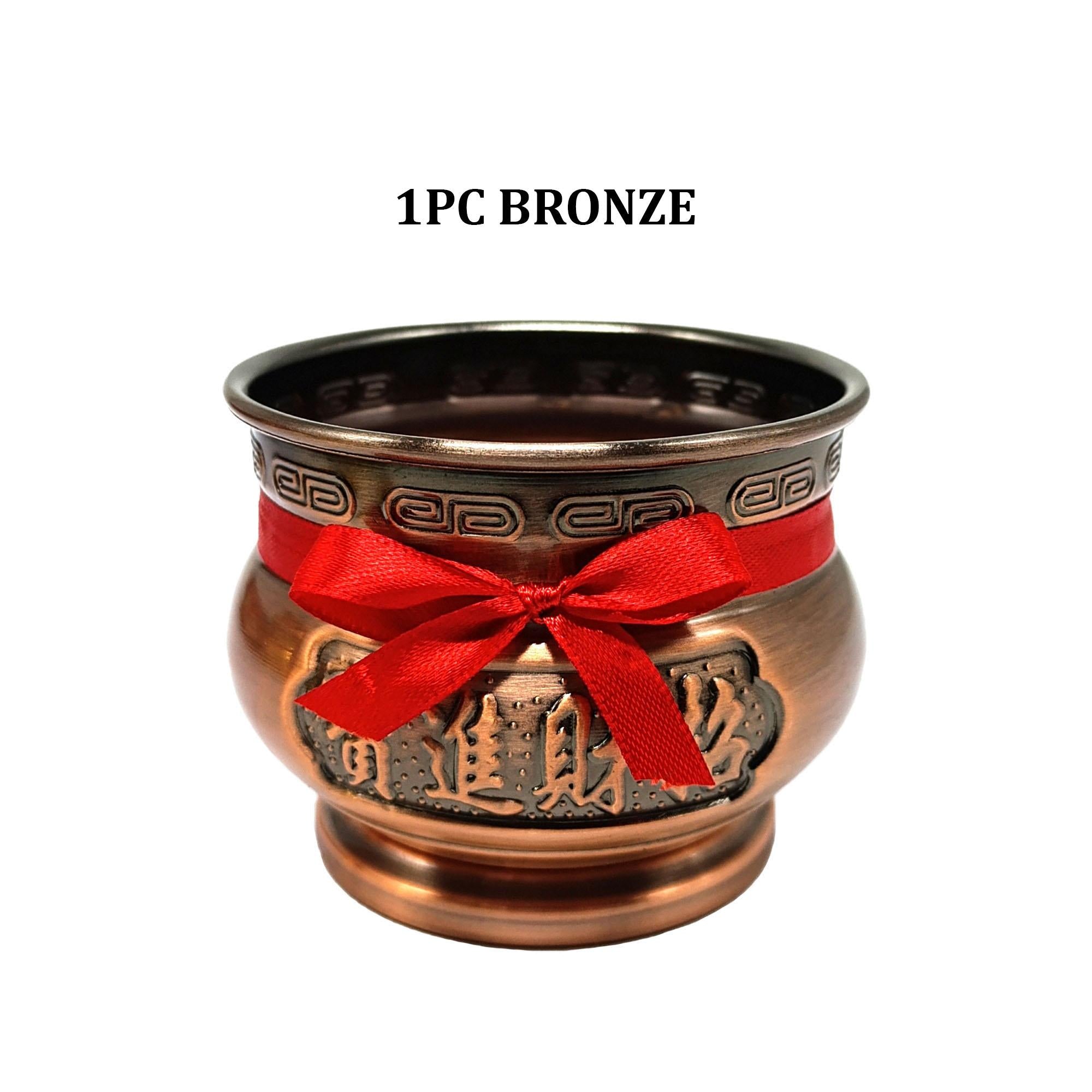 Ziyang 1PC Lucky Charm Chinese Incense Holder Made of Stainless Steel for Home and Event Ornaments