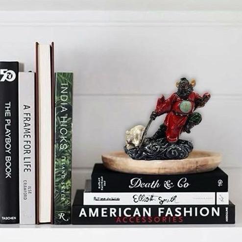 Fengshui Chung Kwei Night Spot Protection Chung Kwei Statue figurine Ornaments Decor Door Evil