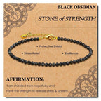 Ziyang Natural crystal energy stone bracelet 3mm lapis lazuli beads adjustable bracelet for women lapis lazuli faceted bracelet For gift Lucky charm