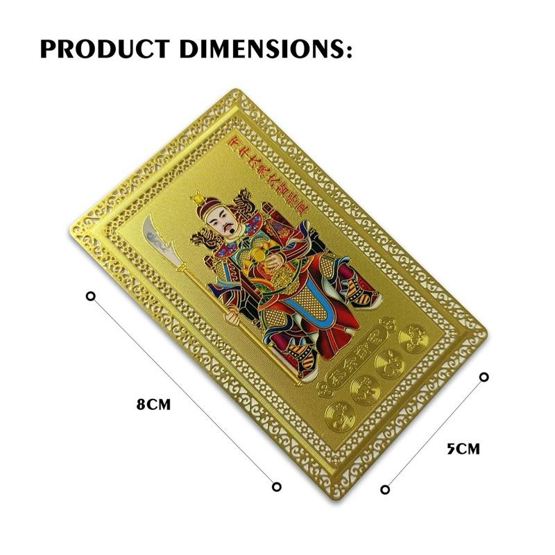 Ziyang 2026 Tai Sui Amulet Cards Horse Year General Card for Good Luck Wealth Success Protection Fengshui Ornaments Decor Traditional Lightweight