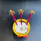 Ziyang 18pcs Flowers Bloom in Prosperity Chinese Incense Sticks for Blessings Wishes & Bad Spirit with Flower Ash Effect Aroma