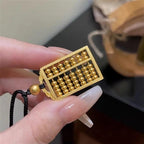Ziyang Abacus Pendant Necklace For Women and Men Jewelry Accessories with Black Cord