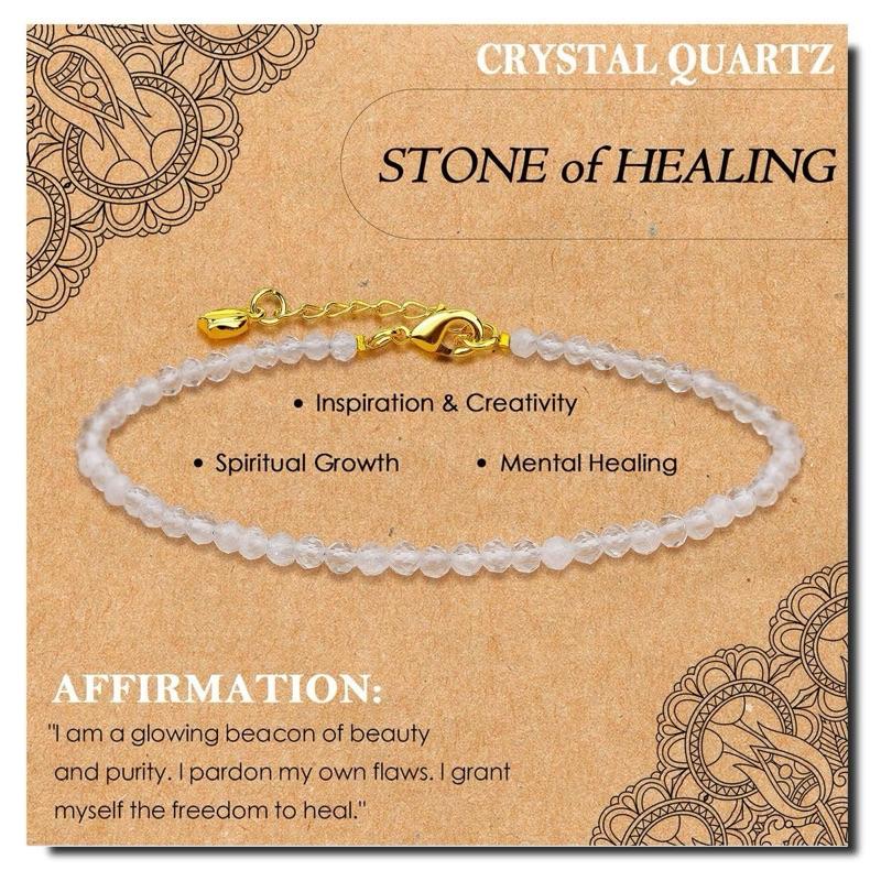 Ziyang Natural crystal energy stone bracelet 3mm lapis lazuli beads adjustable bracelet for women lapis lazuli faceted bracelet For gift Lucky charm