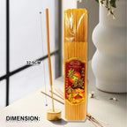 Ziyang 300Pcs 1Pack Blessed Yellow Chinese Incense Sticks Environmentally friendly and smoke-free for Blessings Wishes and Bad Spirit Mosquito Repellent Pabango